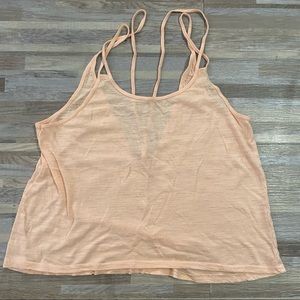 Alo yoga orange tangerine tank top